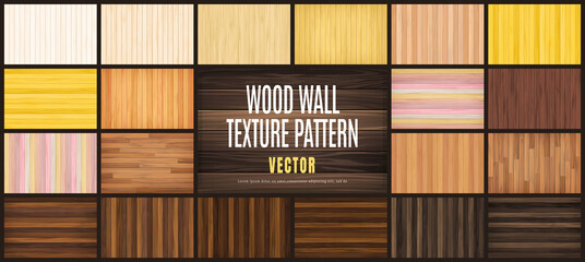 Vector Illustration beauty Wood Wall Floor Texture Pattern Background collection set