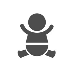 Baby icon. Vector