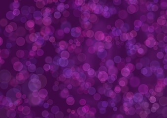 Bokeh en violetas