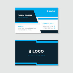 Modern minimal corporate business card design