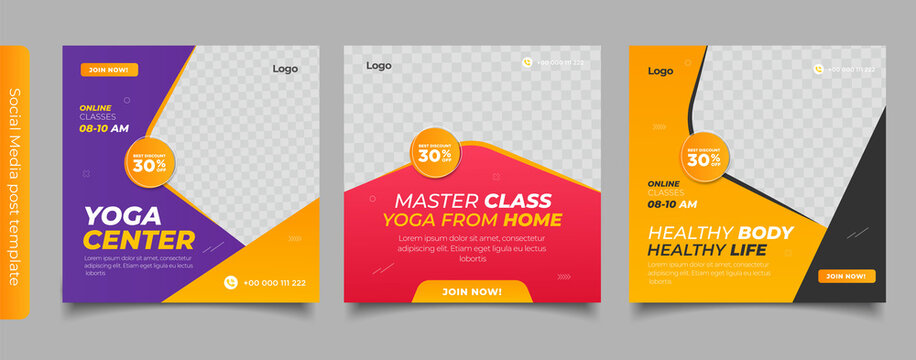 Meditation and mindfulness social media post