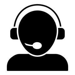 Avatar wearing headphones icon of csr 