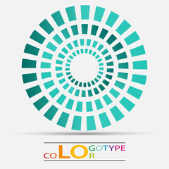 Colorful geometric vector business icon,logo, sign, symbol