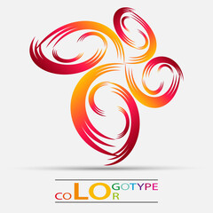 Colorful geometric vector business icon,logo, sign, symbol