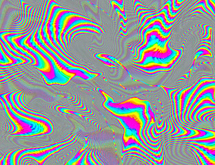 Obraz premium Psychedelic Rainbow Background LSD Colorful Wallpaper. Abstract Hypnotic Illusion. Hippie Retro Texture