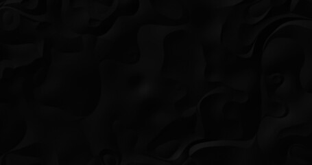 Black abstract luxure background, paint, acrylic, water, ink, coffee