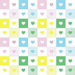 So sweet heart seamless pattern design for decorating wallpaper,card,wrapping paper,fabric,backdrop.space for your text,copy space.