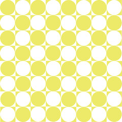 Seamless pattern of polka dot on square.For background, fabric,card.texture.Vector illustration.