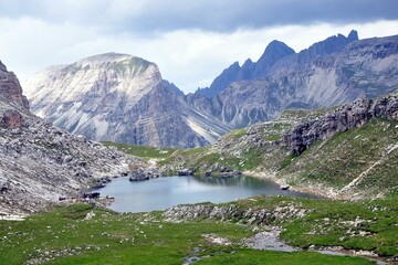 Crespeina See in den Dolomiten