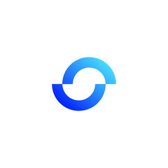 Minimal Solid Letter S Logo Design Using Letters S In Vector Format