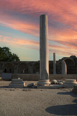 The Temple of Apollo is a Roman temple built around 150 A.D.  on the Mediterranean Sea coast.  Side...
