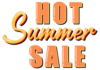 Summer sale banner template