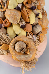 Beautiful Christmas gifts. Homemade alternative Christmas trees. Decor and decoration.