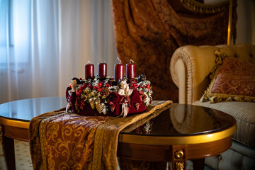 Beautiful Christmas gifts. Homemade alternative Christmas trees. Decor and decoration.