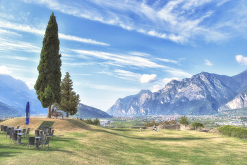 View of Riva del Garda in all its splendor