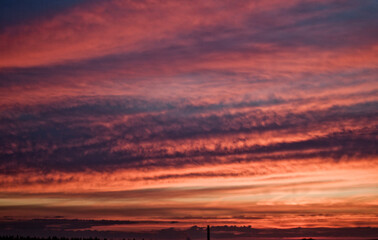 Fototapeta premium sunset over the sea