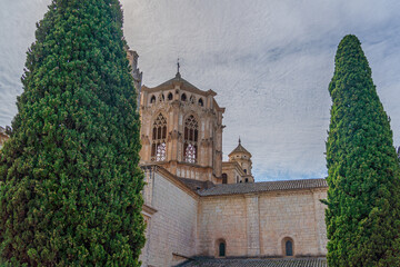 The twelfth century Cistercian monastery of Santa Maria de Poblet, Catalonia.