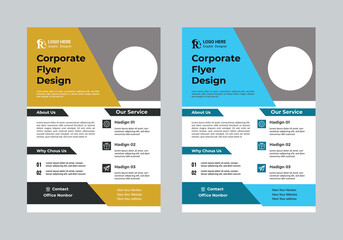 Abstract vector modern flyer design  brochure design template  annual report book cover  corporate identity template in an A4 page
