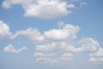 Blue sky background with clouds