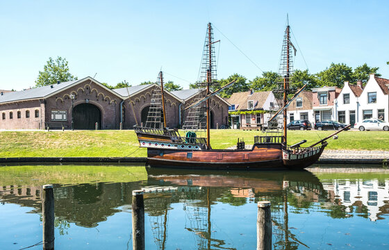 Historic Port of Den Briel, Zuid-Holland province, The Netherlands
