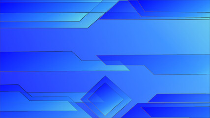 Fototapeta premium Abstract Blue Background with Arrows