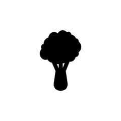 broccoli icon, vegan vector, healthy illustration