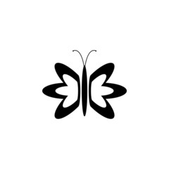 butterfly icon, fly vector, beautiful illustration