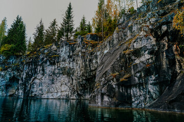 karelia autumn russia forest woods