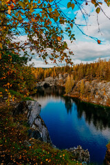 karelia autumn russia forest woods