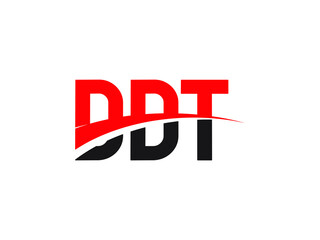 DDT Letter Initial Logo Design Vector Illustration