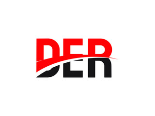 DER Letter Initial Logo Design Vector Illustration