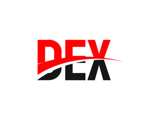 DEX Letter Initial Logo Design Vector Illustration