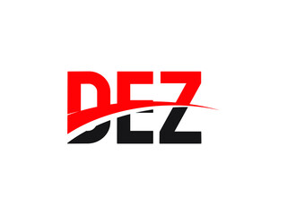 DEZ Letter Initial Logo Design Vector Illustration