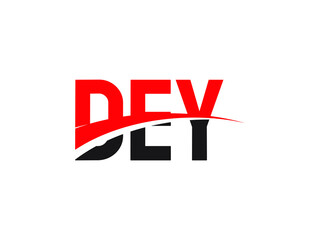 Obraz premium DEY Letter Initial Logo Design Vector Illustration