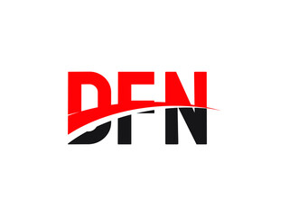 DFN Letter Initial Logo Design Vector Illustration
