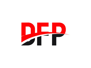 Fototapeta premium DFP Letter Initial Logo Design Vector Illustration