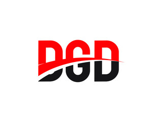 DGD Letter Initial Logo Design Vector Illustration