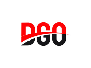 DGO Letter Initial Logo Design Vector Illustration