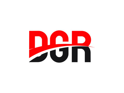 DGR Letter Initial Logo Design Vector Illustration