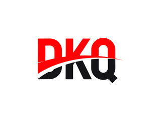 DKQ Letter Initial Logo Design Vector Illustration