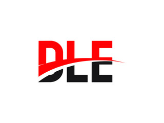 DLE Letter Initial Logo Design Vector Illustration