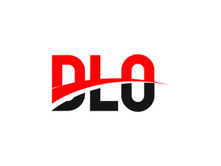 DLO Letter Initial Logo Design Vector Illustration