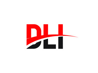 Fototapeta premium DLI Letter Initial Logo Design Vector Illustration