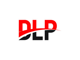DLP Letter Initial Logo Design Vector Illustration
