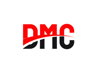 DMC Letter Initial Logo Design Vector Illustration