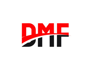 DMF Letter Initial Logo Design Vector Illustration