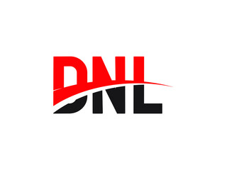 DNL Letter Initial Logo Design Vector Illustration