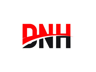 DNH Letter Initial Logo Design Vector Illustration