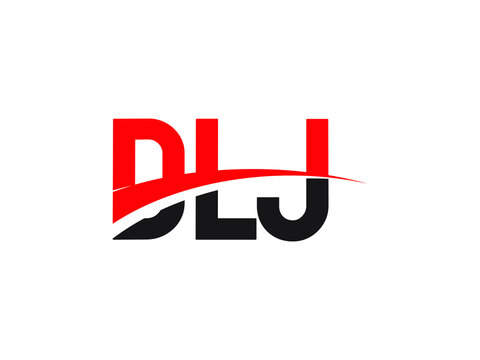 DLJ Letter Initial Logo Design Vector Illustration