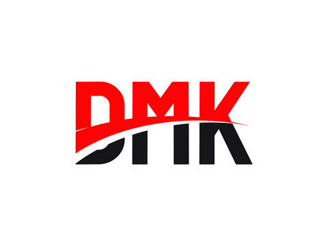 DMK Letter Initial Logo Design Vector Illustration